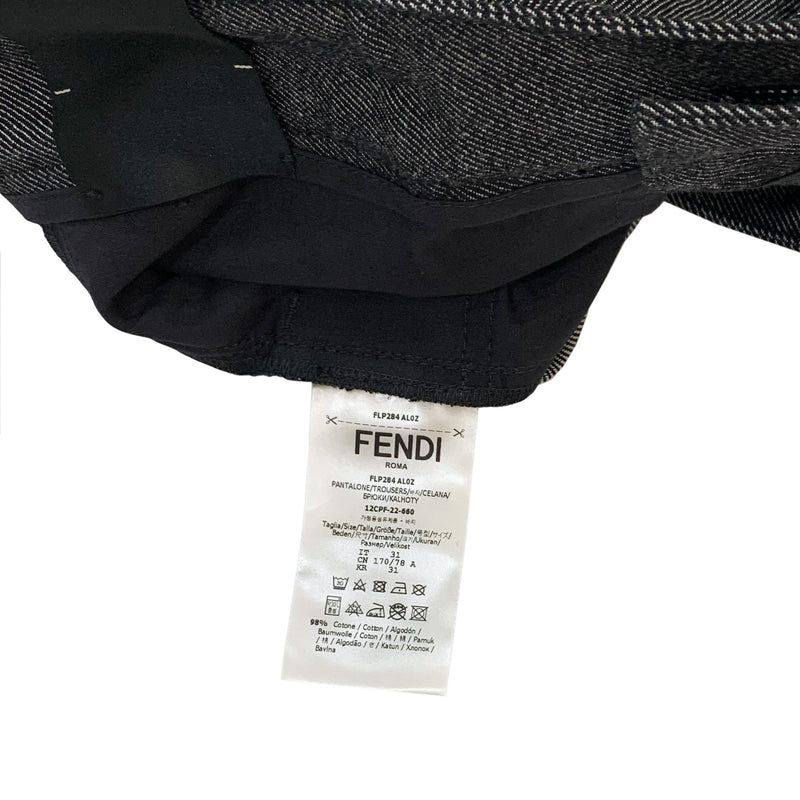 Fendi Cropped Jeans | Designer code: FLP284AL0Z | Luxury Fashion Eshop | Miamaia.com