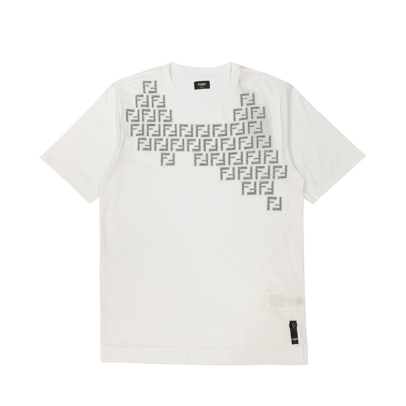 Fendi FF Logo T-shirt, Designer code: FY0936AKE0, Luxury Fashion Eshop