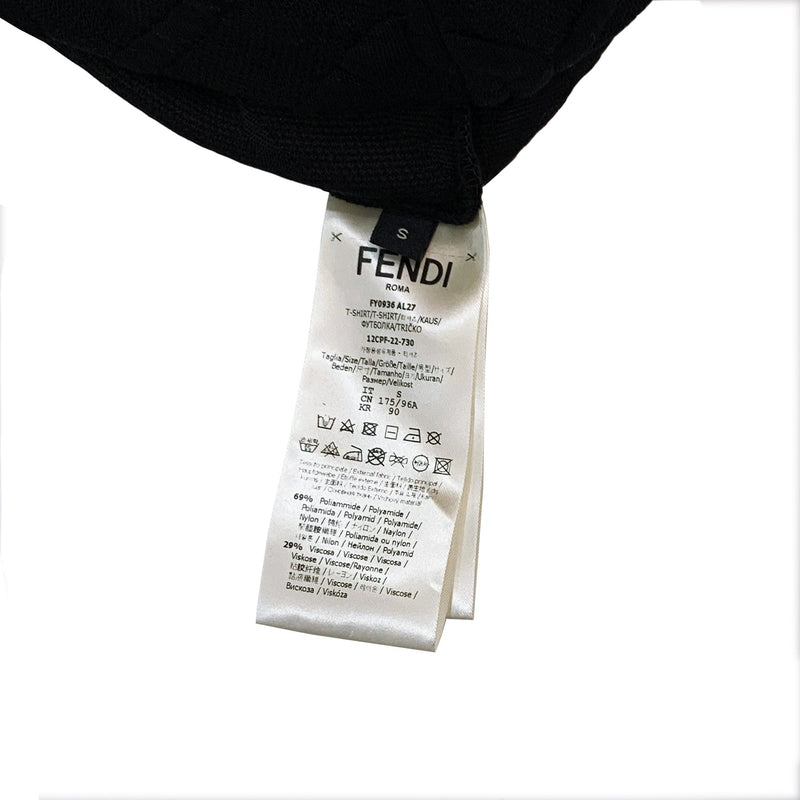 Fendi Embossed Logo T-shirt | Designer code: FY0936AL27 | Luxury Fashion Eshop | Miamaia.com