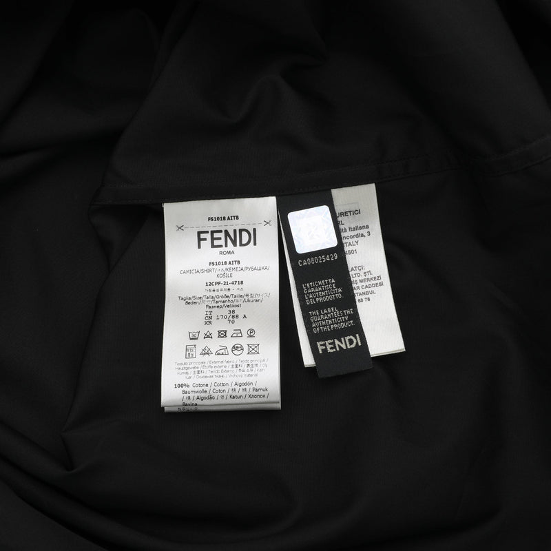 Fendi Embossed Logo Shirt | Designer code: FS1018AITB | Luxury Fashion Eshop | Miamaia.com