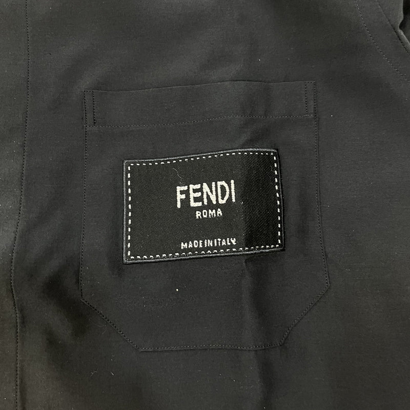 Fendi Logo Patch Long Sleeved Shirt | Designer code: FS0585A9RT | Luxury Fashion Eshop | Miamaia.com