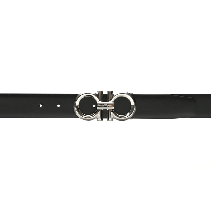 Salvatore Ferragamo Reversible Gancini Buckle Leather Belt