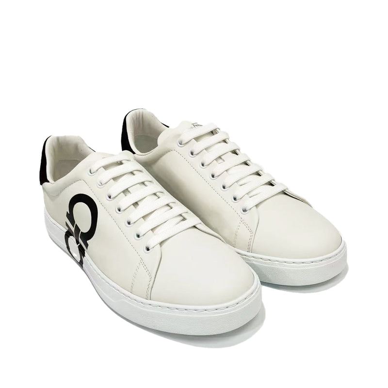 Salvatore Ferragamo Gancini Lace Up Sneakers | Designer code: 747213 | Luxury Fashion Eshop | Miamaia.com