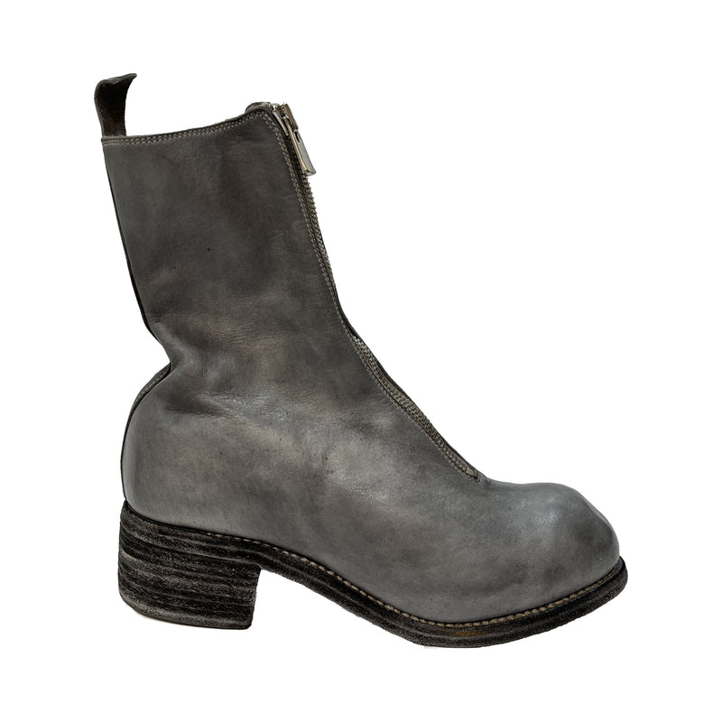 Guidi PL2 Leather Front Zip Ankle Boot | Designer code: PL2SHFG