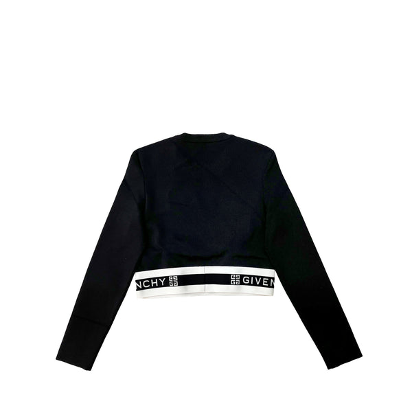 Givenchy Logo Band Cropped Top | Designer code: BW90CB4Z8T | Luxury Fashion Eshop | Miamaia.com
