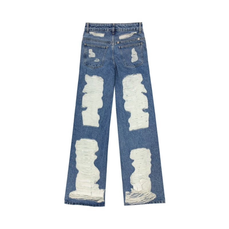 Givenchy Destroyed Workwear Jeans | Designer code: BW50WT50TU | Luxury Fashion Eshop | Miamaia.com
