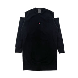 Givenchy Logo Embroidered Cut Out Knit Dress | Designer code: BW21DU4ZBJ | Luxury Fashion Eshop | Miamaia.com