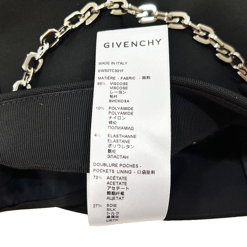 Givenchy Chain Link Detail Shorts | Designer code: BW50TC301F | Luxury Fashion Eshop | Miamaia.com