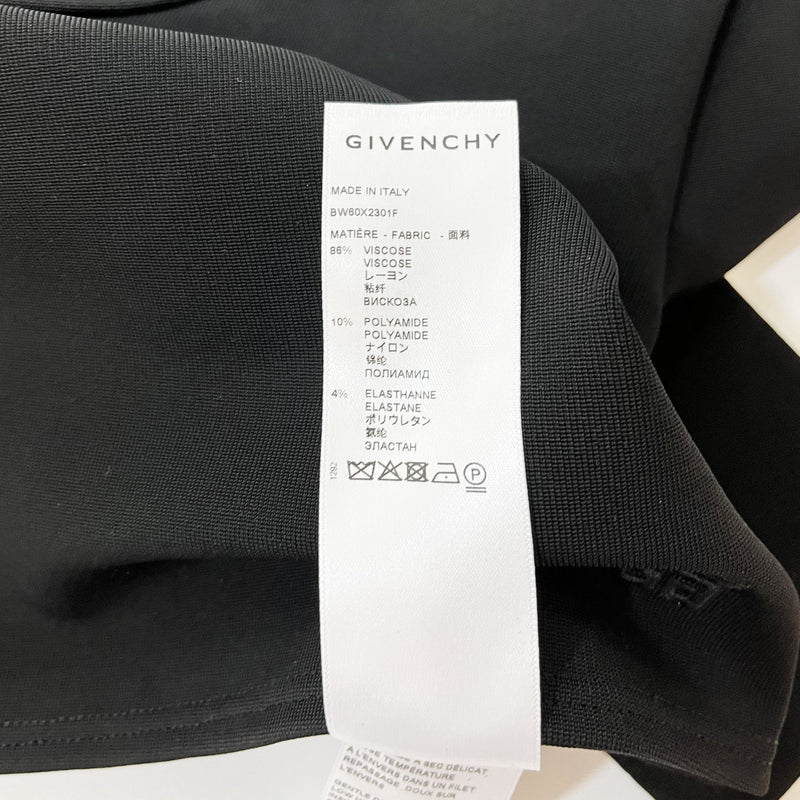 Givenchy Cropped Long Sleeve V Neck Top | Designer code: BW60X2301F | Luxury Fashion Eshop | Miamaia.com