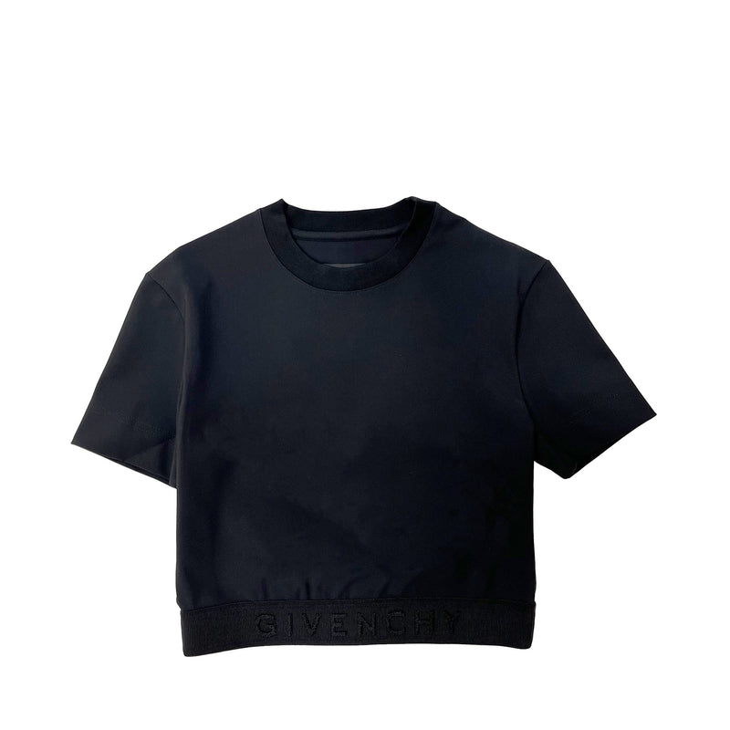 Givenchy Logo Underband Crop Top, Designer code: BW709Z3096, Luxury  Fashion Eshop