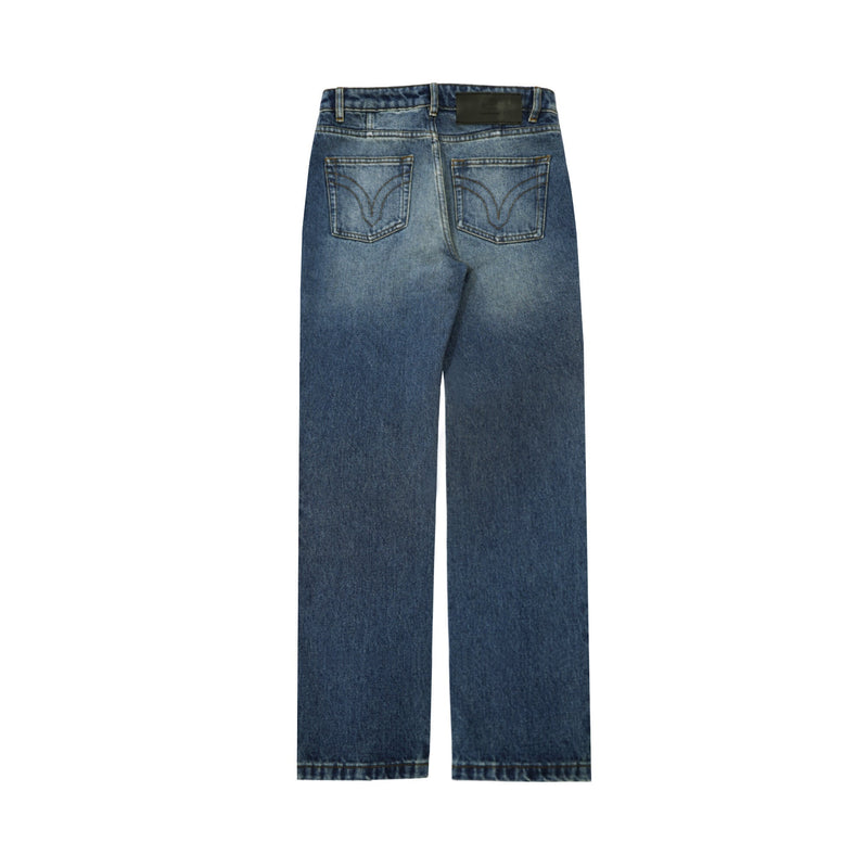 Ami Paris Straight Leg Jeans | Designer code: FTR020DE0001 | Luxury Fashion Eshop | Miamaia.com