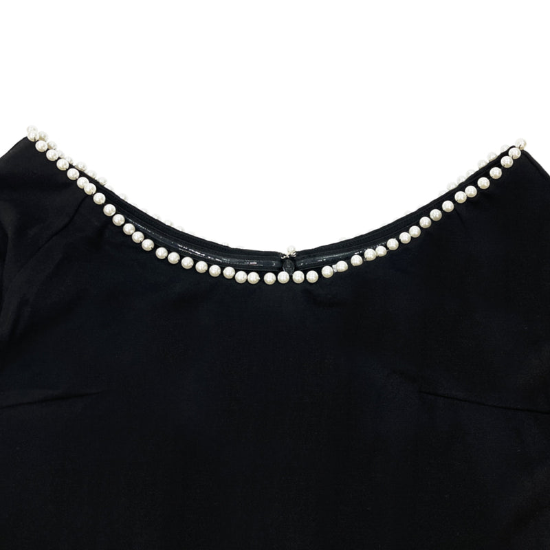 Label Mirror Dress With Pearl Details | Designer code: LM2022SS022 | Luxury Fashion Eshop | Miamaia.com