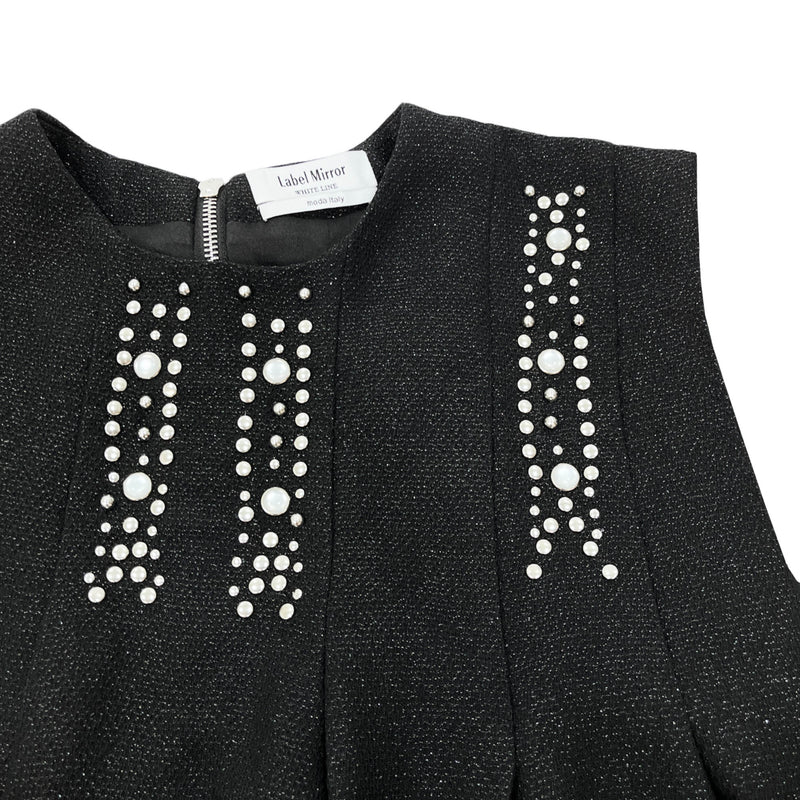 Label Mirror Pearl Embellished Dress | Designer code: LM2022SS026 | Luxury Fashion Eshop | Miamaia.com