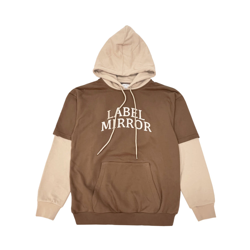 Label Mirror Double Layer Hoodies | Designer code: LM2022FW025 | Luxury Fashion Eshop | Miamaia.com