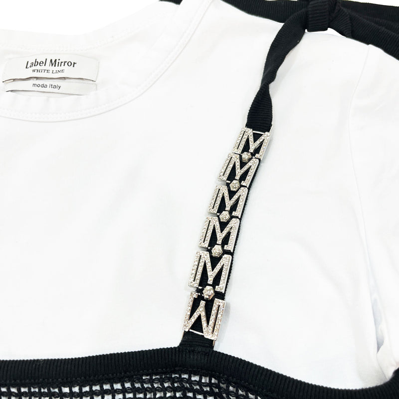 Label Mirror Layered Camisole T-shirt | Designer code: LM2022SS028 | Luxury Fashion Eshop | Miamaia.com