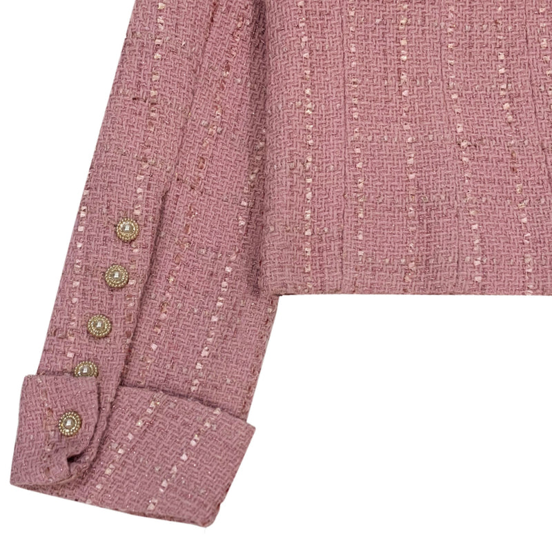 Label Mirror Four Pockets Tweed Jacket | Designer code: LM2022FW039 | Luxury Fashion Eshop | Miamaia.com