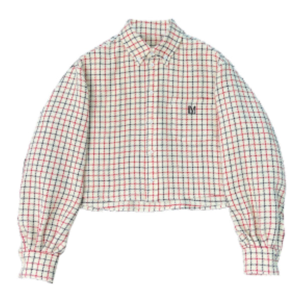 Label Mirror Plain Crop Shirt | Designer code: LM2022SS011 | Luxury Fashion Eshop | Miamaia.com