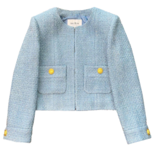 Label Mirror Glittered Tweed Jacket | Designer code: LM2022SS002 | Luxury Fashion Eshop | Miamaia.com