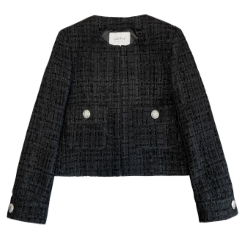 Label Mirror Glittered Tweed Jacket | Designer code: LM2022SS002 | Luxury Fashion Eshop | Miamaia.com