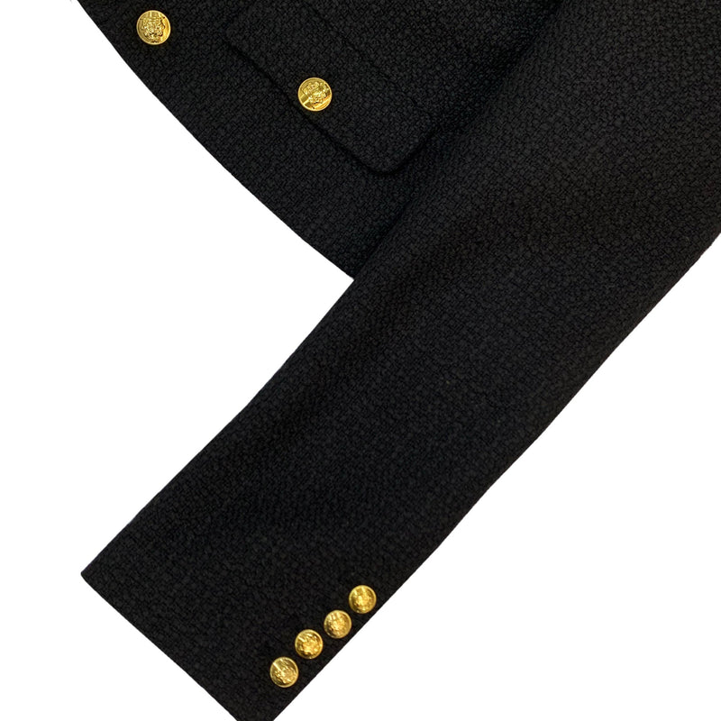 Label Mirror Tweed Jacket With Double Breasted | Designer code: LM2022FW044 | Luxury Fashion Eshop | Miamaia.com