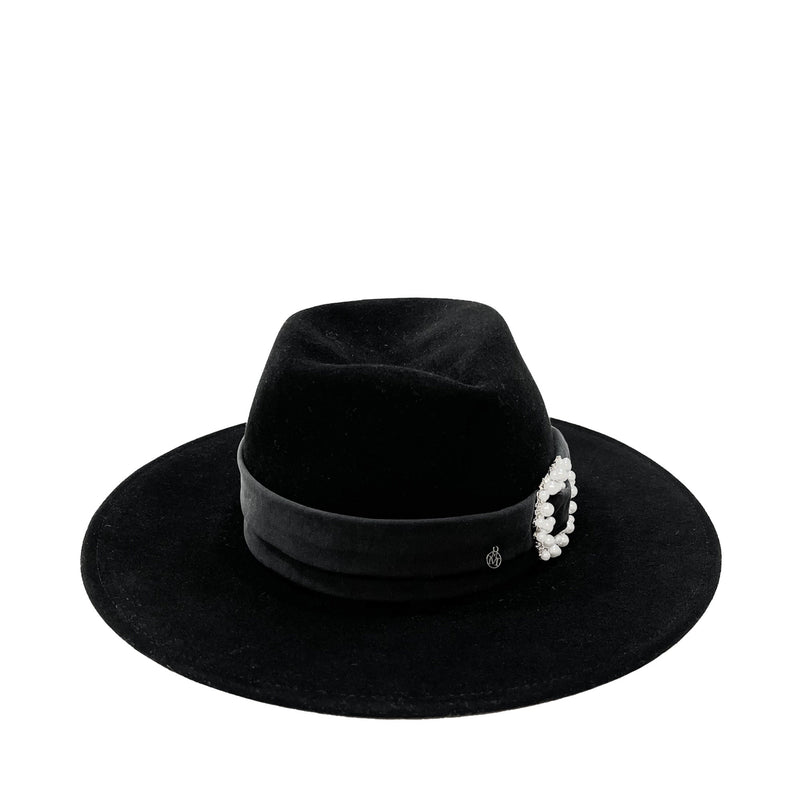 Maison Michel Hat With Square Buckle | Designer code: 1142019 | Luxury Fashion Eshop | Miamaia.com