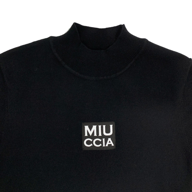 Miuccia Tee Dress In Bodycon Knit | Designer code: MC2022AW0071 | Luxury Fashion Eshop | Miamaia.com
