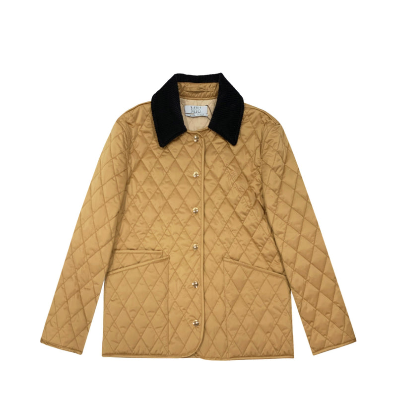 Miuccia Diamond Quilted Jacket | Designer code: MC2022AW0025 | Luxury Fashion Eshop | Miamaia.com