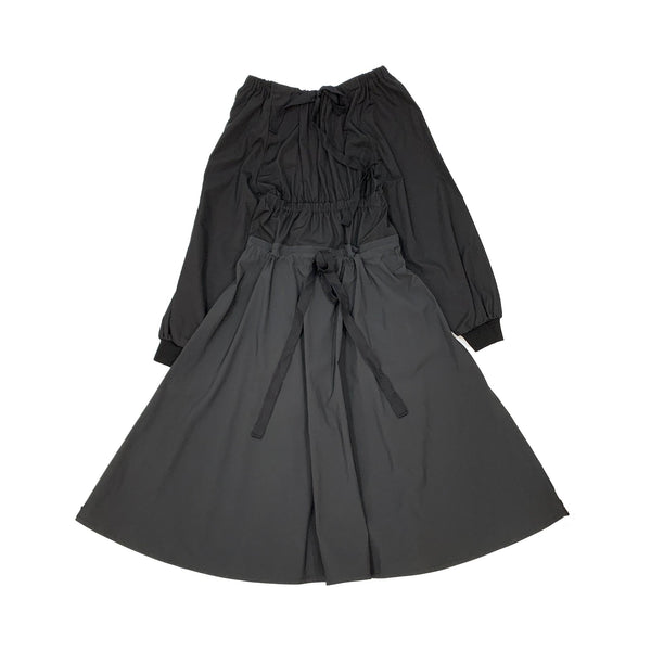Moncler Long Sleeve Midi Dress | Designer code: 2G000062699U | Luxury Fashion Eshop | Miamaia.com