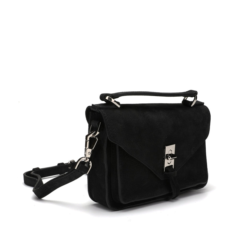 Rebecca Minkoff Nubuck Leather Mini Darren Messenger Bag | Designer code: HS18ENUX28 | Luxury Fashion Eshop | Miamaia.com