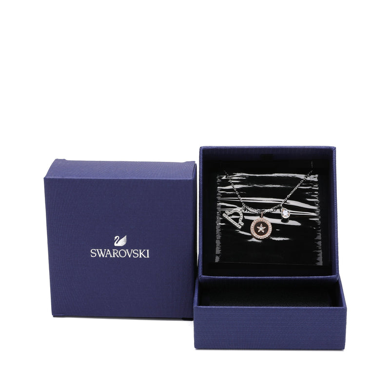 Swarovski Libra Zodiac Pendant Necklace | Designer code: 5349218 | Luxury Fashion Eshop | Miamaia.com