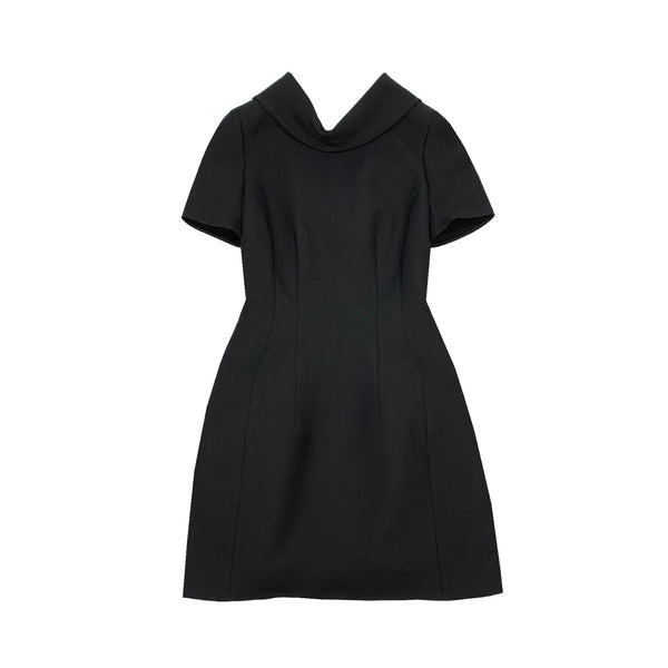 Valentino Crepe Short Dress | Designer code: 1B0VA1151CF | Luxury Fashion Eshop | Miamaia.com