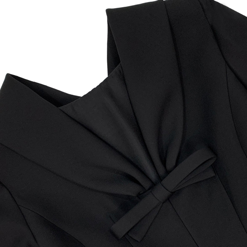 Valentino Crepe Short Dress | Designer code: 1B0VA1151CF | Luxury Fashion Eshop | Miamaia.com