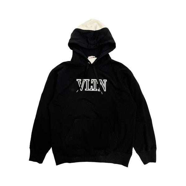 Valentino Vltn Two Tone Hoodie | Designer code: 1V3MF23C8Q3 | Luxury Fashion Eshop | Miamaia.com