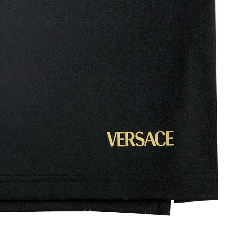 Versace La Greca Crew Neck T-shirt  | Designer code: 10037111A02322 | Luxury Fashion Eshop | Miamaia.com