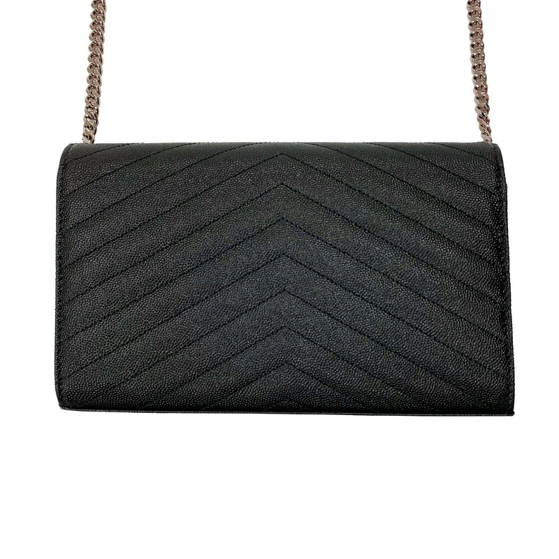 Saint Laurent Monogram Chain Wallet | Designer code: 377828BOW02 | Luxury Fashion Eshop | Miamaia.com