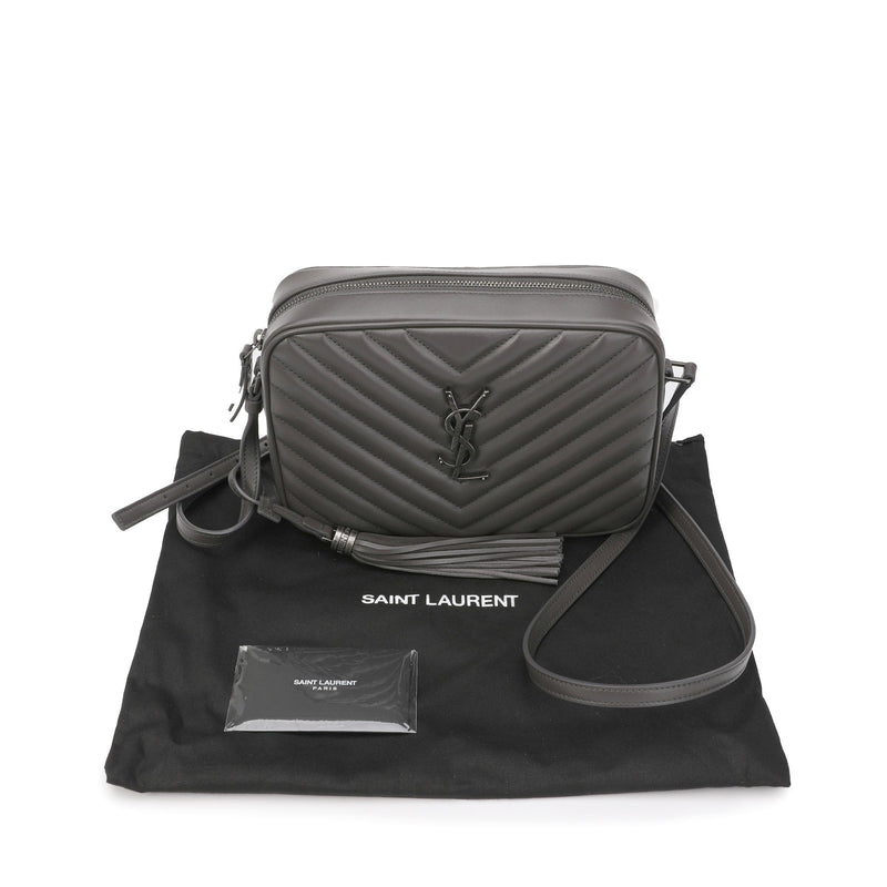 Saint Laurent Lou Camera Monogram Small Fog Cross Body Shoulder Bag