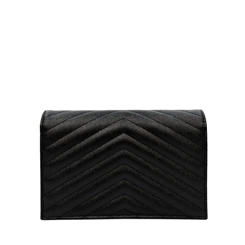 Saint Laurent Quilted Logo Plaque Shoulder Bag | Designer code: 695108BOW02 | Luxury Fashion Eshop | Miamaia.com