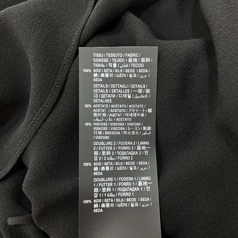 Saint Laurent Sleeveless Dress In Crepe Muslin | Designer code: 669447Y115W | Luxury Fashion Eshop | Miamaia.com