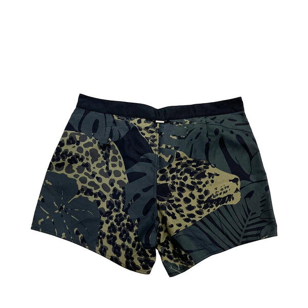 Saint Laurent Leopard Print Swim Shorts | Designer code: 649134Y2C22 | Luxury Fashion Eshop | Miamaia.com