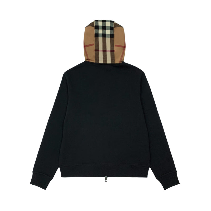 Burberry Check Cotton Hoodie | Designer code: 8055868 | Luxury Fashion Eshop | Mia-Maia.com