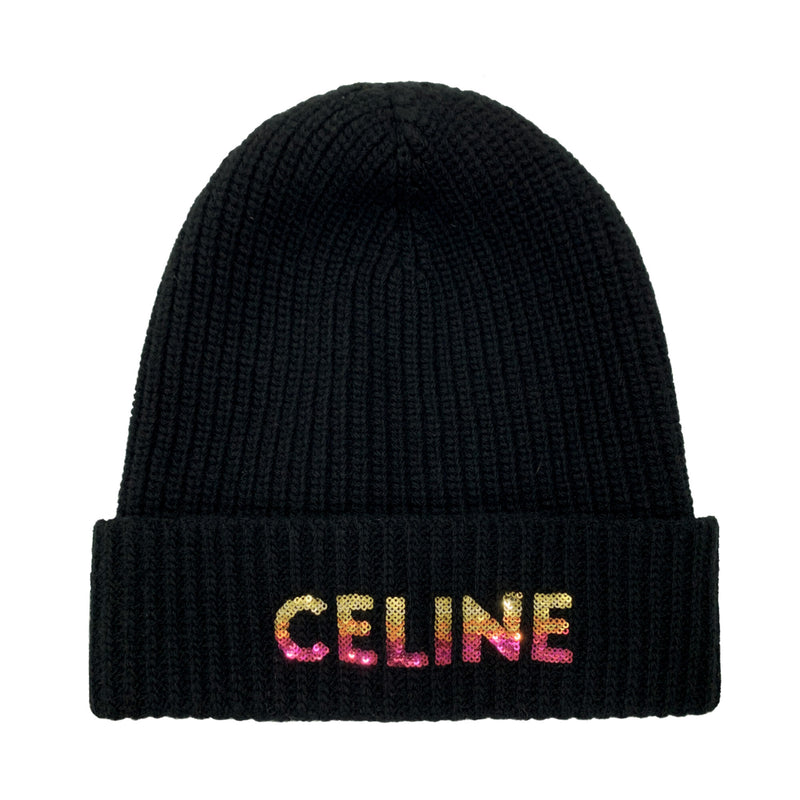 Celine Embroidered Beanie | Designer code: 2A07Z666Q | Luxury Fashion Eshop | Mia-Maia.com