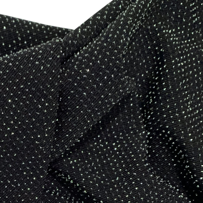 Saint Laurent Glitter Drape Back Dress | Designer code: 718610Y37CQ | Luxury Fashion Eshop | Mia-Maia.com