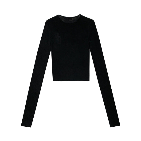 Saint Laurent Long Sleeve Top | Designer code: 733599Y75WA | Luxury Fashion Eshop | Mia-Maia.com