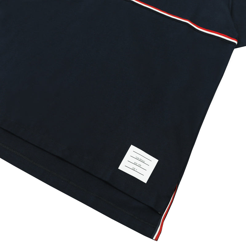 Thom Browne Stripe T-shirt | Designer code: MJS221AJ0058 | Luxury Fashion Eshop | Mia-Maia.com