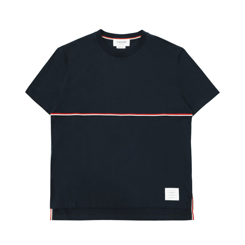 Thom Browne Stripe T-shirt | Designer code: MJS221AJ0058 | Luxury Fashion Eshop | Mia-Maia.com