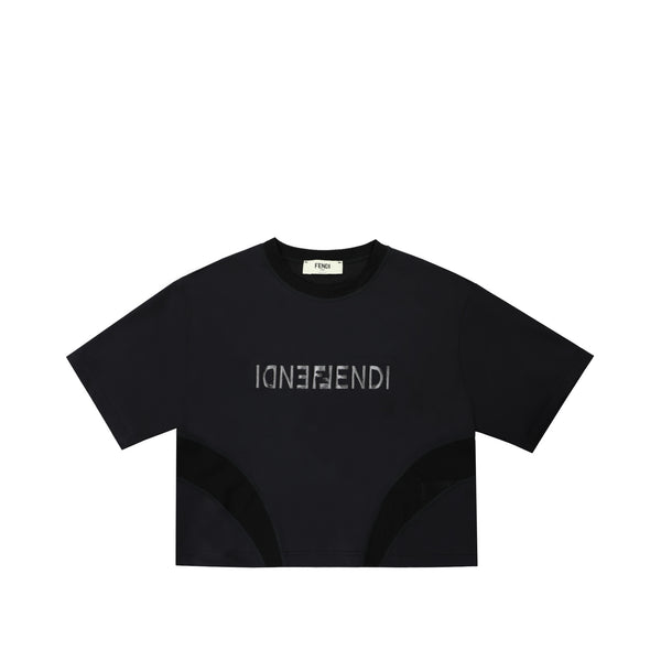 Fendi Cropped T-shirt | Designer code: FAF318AK9D | Luxury Fashion Eshop | Mia-Maia.com
