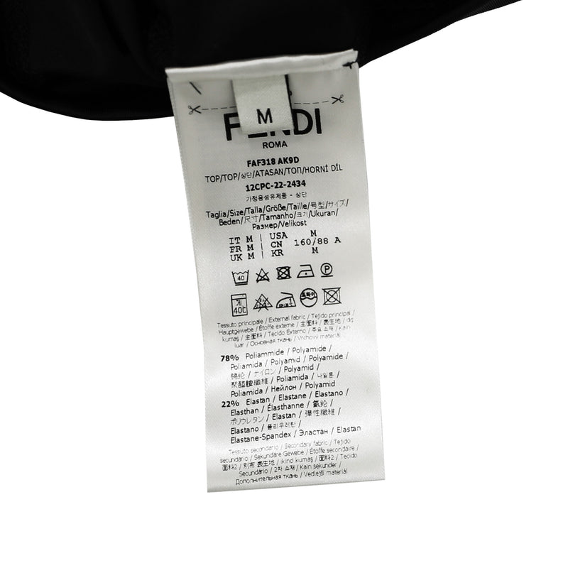 Fendi Cropped T-shirt, Designer code: FAF318AK9D, Luxury Fashion Eshop