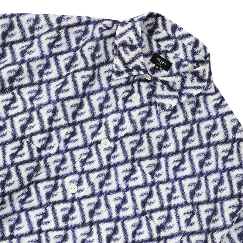Fendi FF Linen Shirt | Designer code: FS1092AN0K | Luxury Fashion Eshop | Mia-Maia.com
