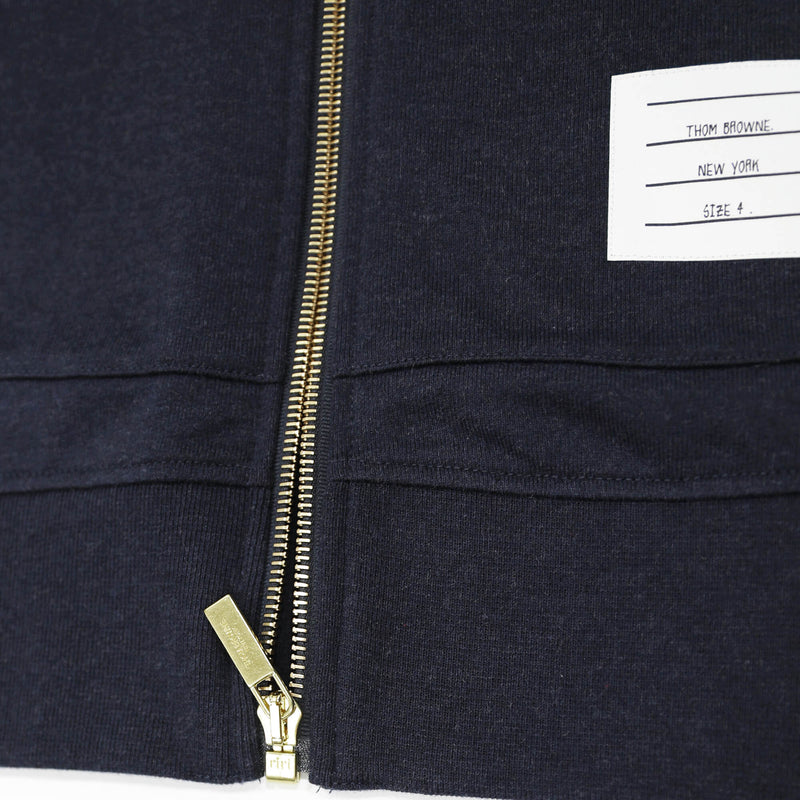 Thom Browne Anchor Zip Up Hoodie | Designer code: MJT375EJ0010 | Luxury Fashion Eshop | Mia-Maia.com