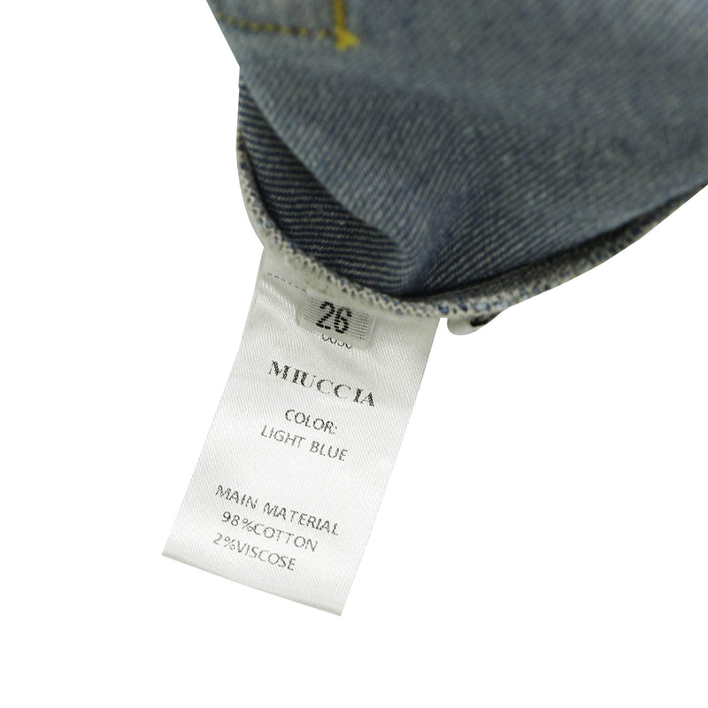 Miuccia Embroidered Jeans | Designer code: MC2023SS0030 | Luxury Fashion Eshop | Mia-Maia.com